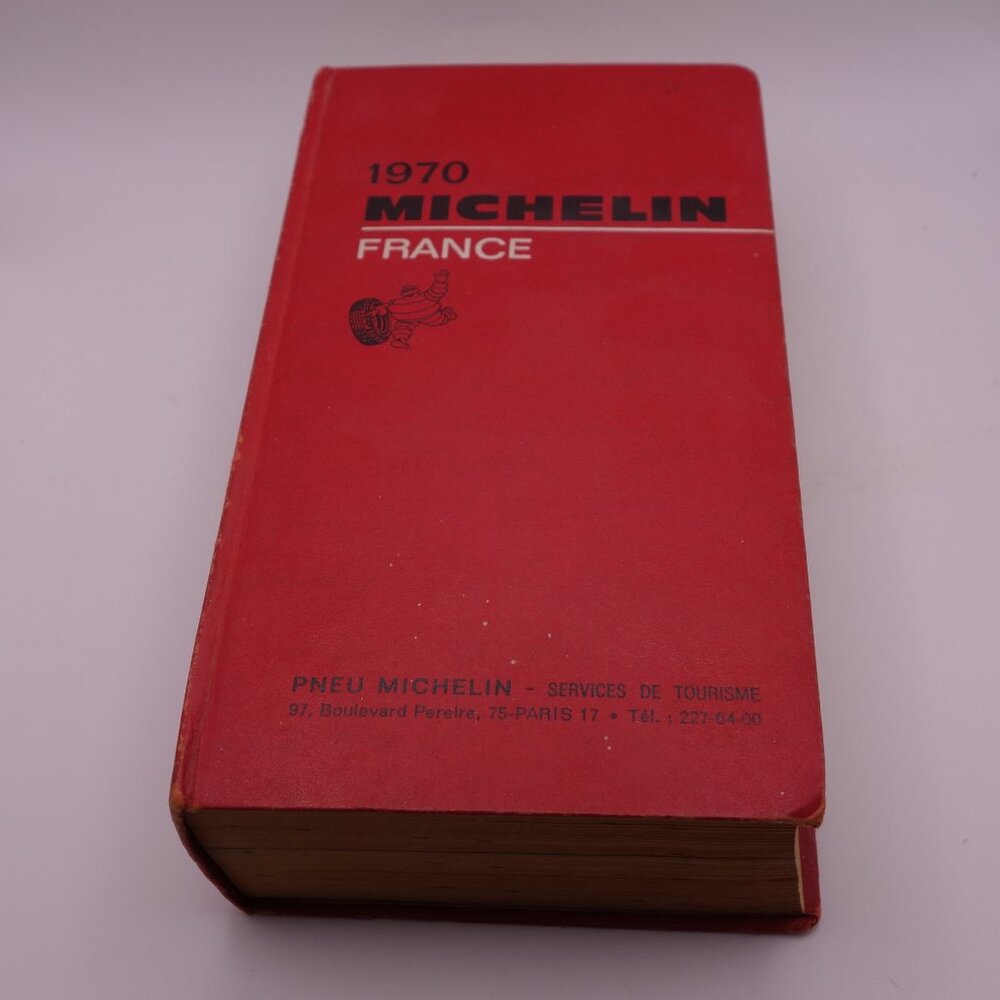Vintage Michelin 1970 France Hard Cover Travel Book